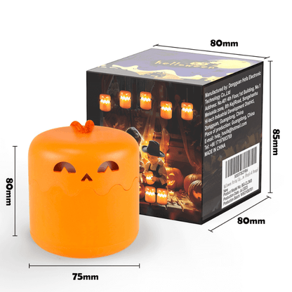 🎃 JEREMYTIS™ Spooky Glow Pumpkin Lantern – Collapsible, Rechargeable Jack-O’-Lantern for Halloween Fun! 🔋🌙