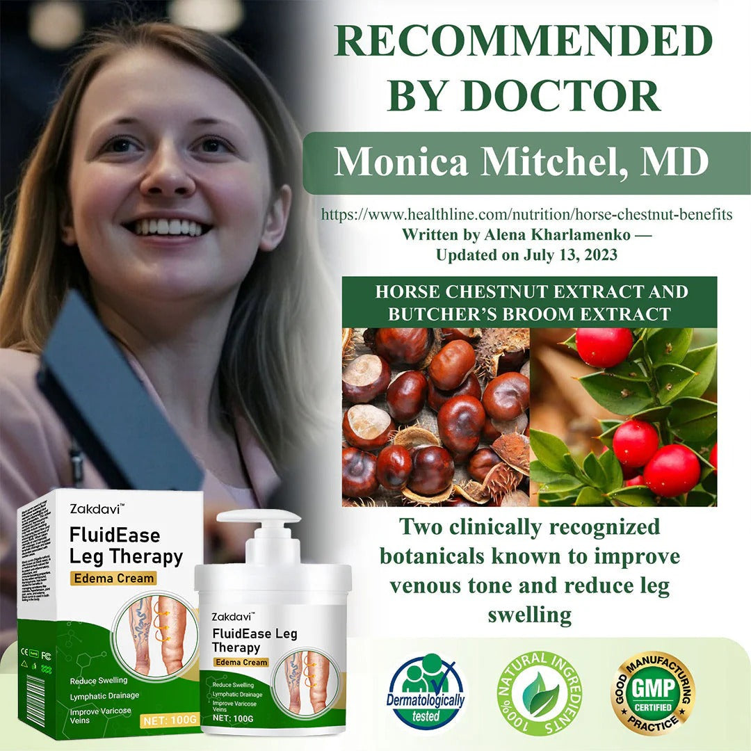 Zakdavi™ FluidEase Leg Therapy Cream | Reduce Swelling, Improve Circulation