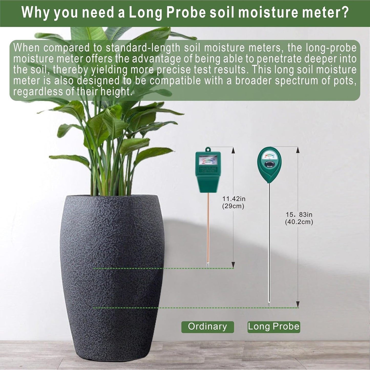 🌟 Hot Sale! 🌱 Precision Soil Moisture Meter – Instant, Accurate, Easy-to-Use for Healthier Plants