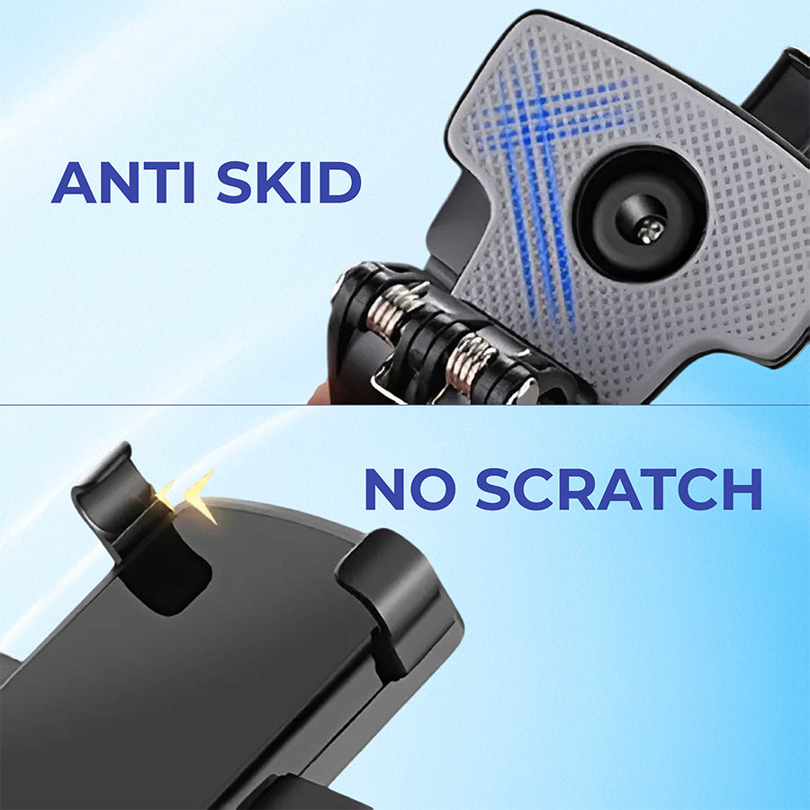 Rock-solid phone stability, zero view obstruction — the 360° car mount every driver needs!