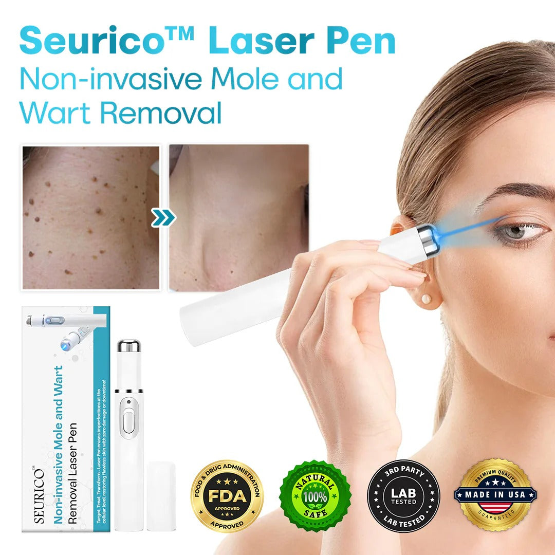 ✨Seurico™ Laser Pen - Non-invasive Mole and Wart Removal.