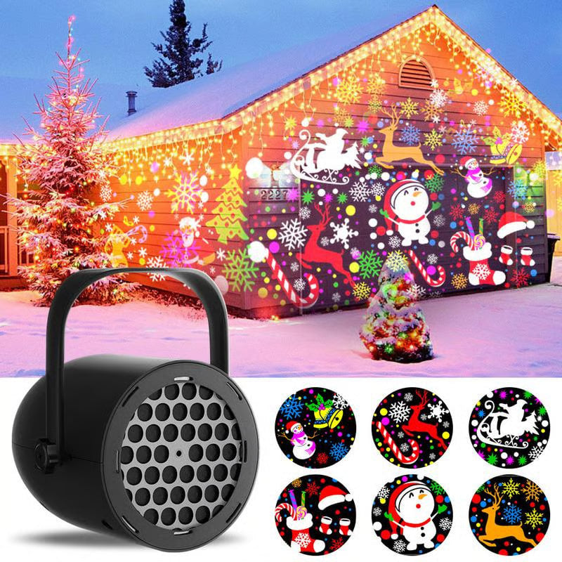 🎉 BLACK FRIDAY SALE 58% OFF + FREE GIFTS🎉 16-Pattern USB Christmas Projector Light