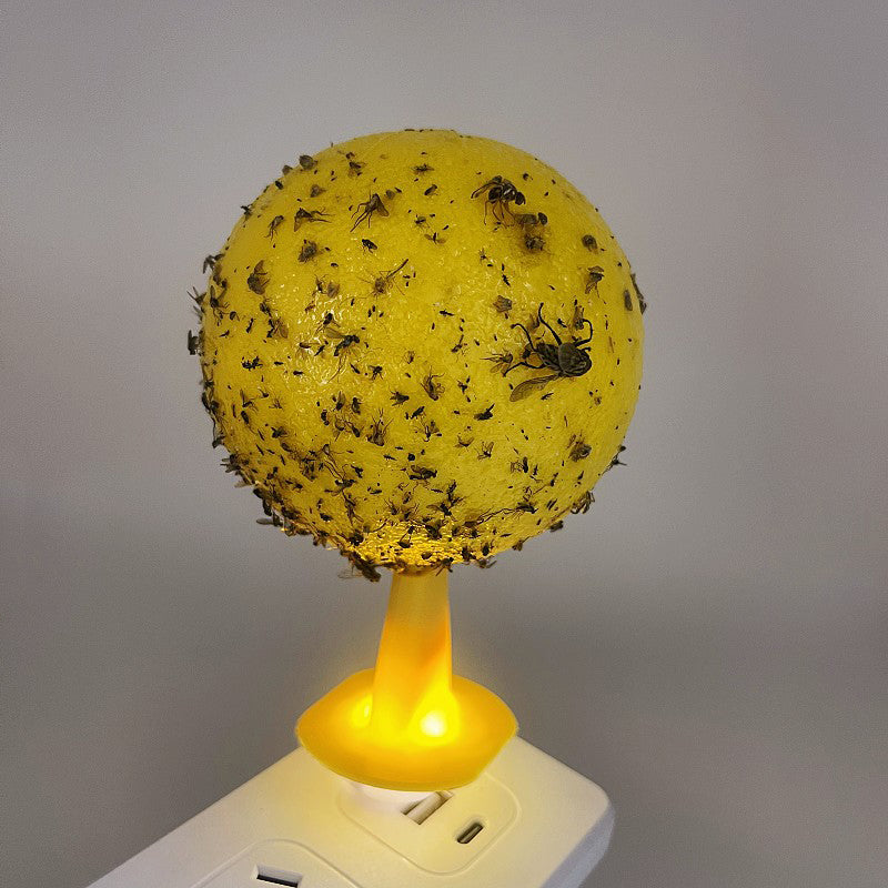 ✨2025 Hot Sale⌛🔥Sticky Fruit Fly Trap Ball with Stand & LED