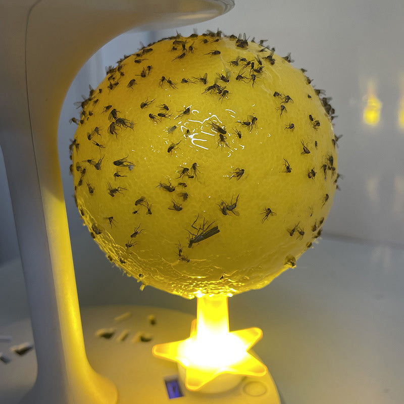 ✨2025 Hot Sale⌛🔥Sticky Fruit Fly Trap Ball with Stand & LED